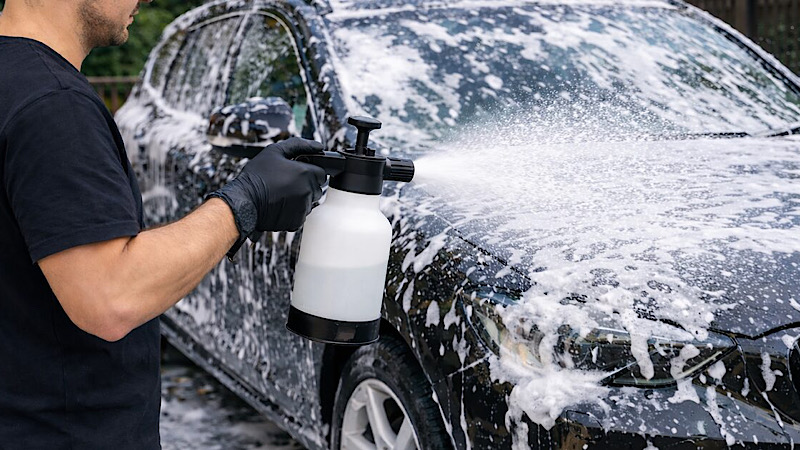 洗車フォームガン手動タイプ