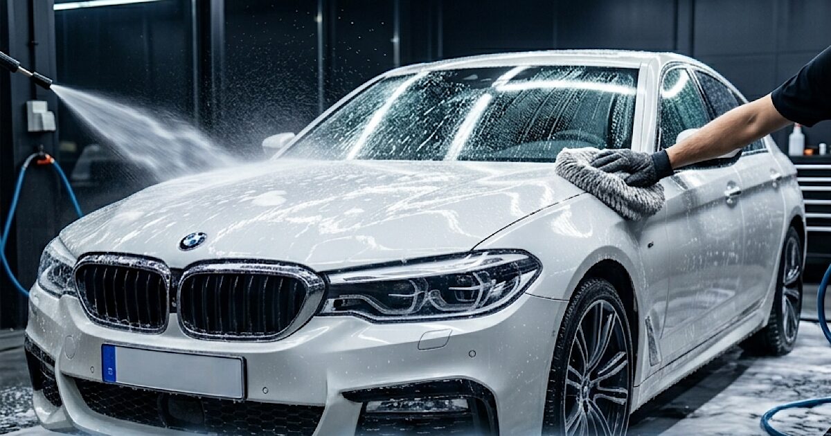 新車の洗車頻度はどれくらい？白・黒・赤で違う理想の目安