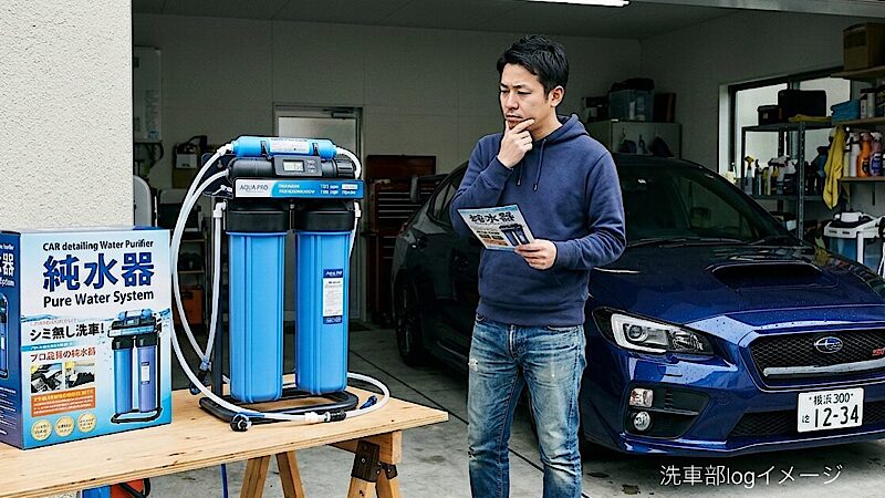 洗車用純水器で本当に拭き取り不要になる?